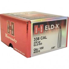 .338 230gr Hornady ELD-X (100CT)